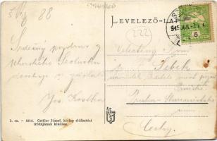 1915 Szolnok, Osztrák-magyar bank. Gettler József kiadása (fl)