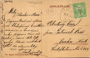 1911 Bélapátfalva, Bélaapátfalva; Cementgyár, gyárépület keleti oldala (EK)