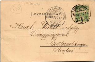 1902 Székesfehérvár, Lovassági laktanya. Eisler Adolf kiadása (EB)