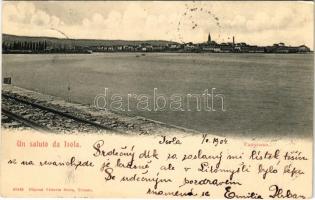 1904 Izola, Isola; railway tracks