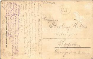 Kapuvár, M. kir. állami polgári iskola, M. kir. adóhivatal, Báró Berg gőzmalom, Római katolikus temp...