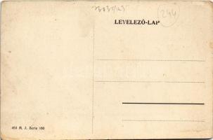 Újvidék, Novi Sad; Püspöki palota, villamos, Böhm Ignác üzlete / bishop's palace, tram, shops (...