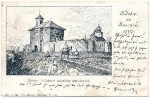 1901 Suceava, Suczawa, Szucsáva, Szőcsvásár (Bukovina, Bucovina, Bukowina); Zamca (odinioara manastire armeneasca) / Zamca (former Armenian monastery) (fl)