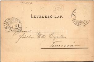 1899 (Vorläufer), Segesvár, Schässburg, Sighisoara; Városi és mezői Petőfi szobor, őrház. Petrovits ...