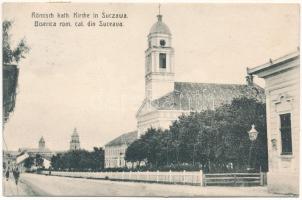 1911 Suceava, Suczawa, Szucsáva, Szőcsvásár (Bukovina, Bucovina, Bukowina); Römisch kath. Kirche / Biserica rom. cat. / Catholic church (EK)