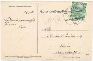 1911 Suceava, Suczawa, Szucsáva, Szőcsvásár (Bukovina, Bucovina, Bukowina); Römisch kath. Kirche / B...