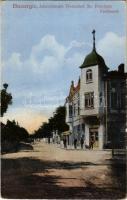 1918 Dobrich, Bazargic (Romania between 1913-1940); Administratia Financiara, Strada Principele Ferdinand / Financial Administration office, street view (EK)