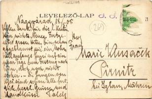 1908 Nagyvárad, Oradea; Bazár épület, Magyar Általános Hitelbank nagyváradi fiókja, Dr. Barta fogorv...