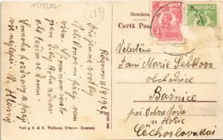 1927 Barcarozsnyó, Rozsnyó, Rasnov, Rosenau; vár, R. & K. Welkens üzlete és saját kiadása / cast...