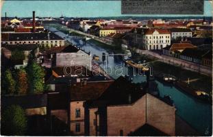 Temesvár, Timisoara; Józsefváros, kilátás a víztoronyból / Josefstadt, Blick vom Wasserturm / Iosefin, view from the water tower (fl)