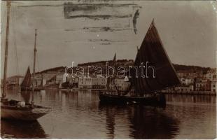 Mali Losinj, Lussinpiccolo; sailing ships. photo