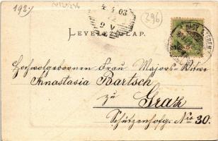 1903 Nagyszeben, Hermannstadt, Sibiu; Naturwissenschaftl. Museum und Stadttheater / Természettudomán...