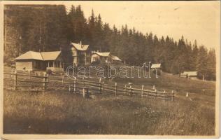 Szebenjuharos, Hohe Rinne, Paltinis; Hohe Rinne &quot;Santa&quot; Ortsgruppe Hermannstadt S.K.V. Original Fotografie E. Fischer (EK)