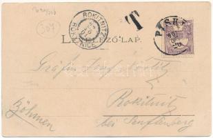 1901 Piski, Simeria; MÁV vasútállomás javító műhelye vonatokkal. Gyulai József kiadása. Honisch udva...