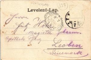 1902 Nagyszeben, Hermannstadt, Sibiu; Heltauergasse / Nagydisznódi utca, Julius Wermescher (azelőtt ...