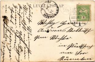 1906 Orsova, Vaskapu. Hutterer G. kiadása / Eisernes Thor / Portile de Fier (EB)