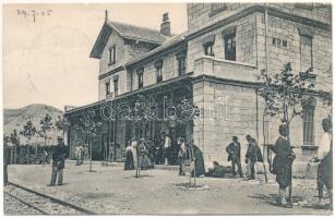 1905 Hum (Trebinje), Bahnhof / railway station (EK)