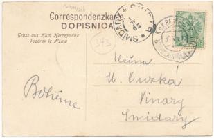 1905 Hum (Trebinje), Bahnhof / railway station (EK)