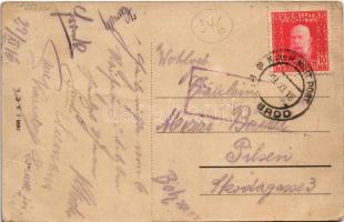 1916 Bosanski Brod, street view, shop of J. Fesach (fa)