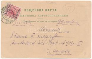 1905 Karlovo, Am Markt / market (small tear)