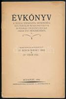 1934 Évkönyv a Budai Izraelita hitközség kulturális szakosztálya ifjúsági csoportjának 1933/34 évi működéséről Bp. 1934. Phobus nyomda. 63 p.