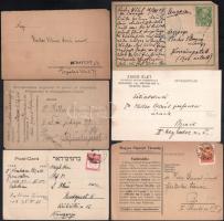 Judaika levelezés tétel: Heller Bernát professzornak írt 5 db levél, levelezőlap, Dr. Weiss Ábrahám által, illevbe Bacher Vilmos (1850- 1913.) zsidó származású orientalista, rabbinak írt levelek össz 11 db