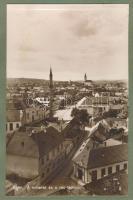 cca 1929 Eger album, 20 db beragasztott képeslappal, borítón ceruzás ajándékozási sorokkal 1929-ből,...