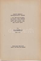 Babits Mihály:
Babits Mihály Hátrahagyott versei. Sajtó alá rendezte (és az előszót írta): Illyés G...