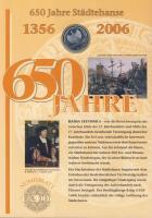 Németország 2006. 10€ Ag "Hanza kereskedelmi útvonal" + 10€ Ag "8...