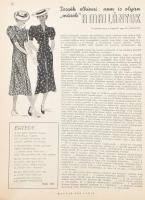 cca 1927-1939 Magyar Nők Lapja és Magyar Uriasszonyok Lapja össz. kb. 13 db, részben színes divatkép...