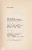 Gellért Oszkár:
A deltánál. Ujabb versek.
(Budapest), 1909. A ,,Nyugat" kiadása (,,Jókai"...
