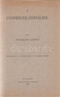 Schneller Károly
A gyermekhalandóságról (Dedikált).
Budapest, 1917. Franklin-Társulat nyomdája. [3...