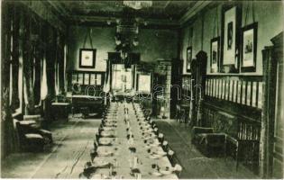 1912 Losonc, Lucenec (?); katonai tiszti étkezde belső (?). Divald Károly fia / restaurant of the military officers (?), interior