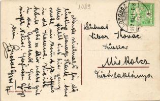 1912 Losonc, Lucenec (?); katonai tiszti étkezde belső (?). Divald Károly fia / restaurant of the mi...