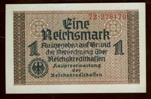 Német 3. Birodalom/kiadás a megszállt területek részére DN(1939)1RM T:I