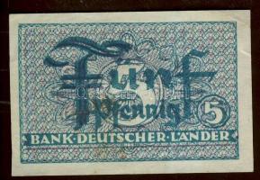 NSZK/Bank Deutscher Länder DN(1948) 5Pf ritkább variáns T:II+