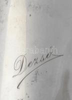 Ezüst(Ag) pohár "Dezső" felirattal, jelzett, m: 8,5 cm, nettó: 73,5 g