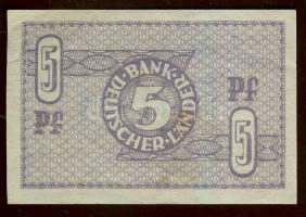 NSZK/Bank Deutscher Länder DN(1948) 5Pf ritkább variáns T:II+