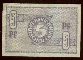 NSZK/Bank Deutscher Länder DN(1948) 5Pf főtípus T:II