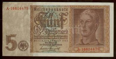 Német 3. Birodalom 1942. 5RM T:I-
