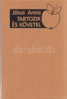 Jókai Anna:
Tartozik és követel. Regény. (Dedikált.)
[Budapest], (1984). Szépirodalmi Könyvkiadó (...