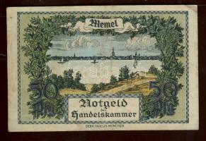 Német Önálló Területek/Memelgebiet 1922. 1/2M hatjegyű számmal T:III