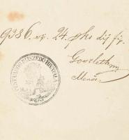 463 1851 Günther Pál szesz- és élesztőkészítő gyáros folyamodványát tárgyaló Pest városi tanácsülés ...