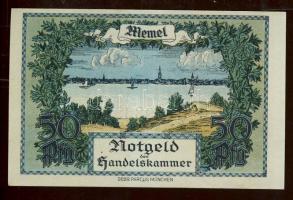 Német Önálló Területek/Memelgebiet 1922. 1/2M hatjegyű számmal T:I