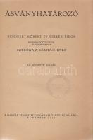 Sztrókay Kálmán Imre (szerk.):
Ásványhatározó. Reichert Róbert és Zeller Tibor nyomán átdolgozta és...
