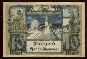 Német Önálló Területek/Memelgebiet 1922. 10M T:III