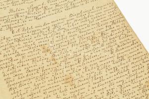 1809-1851 Dabas Halász-család, örökösödési per irat. Somogyi Antal (1811-1885) Pest város főbírájána...