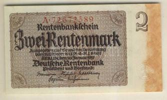 Német 3. Birodalom 1937. 2Rentenmark birodalmi nyomat T:I