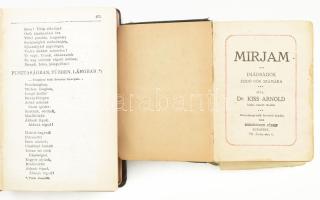 2 db judaika könyv: Üdvnek igazságnak könyörgése. Imakönyv. Fordította: dr. Hevesi Simon pesti rabbi...