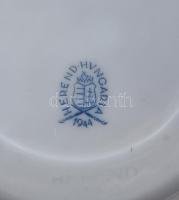 3 Herendi Rotschild mintás csészealj. Kézzel festett, jelzett minimális kopással d: 14 cm